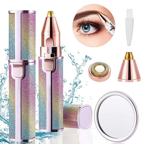 2-in-1 Lady Shaver Flawless Eyebrow Trimmer
